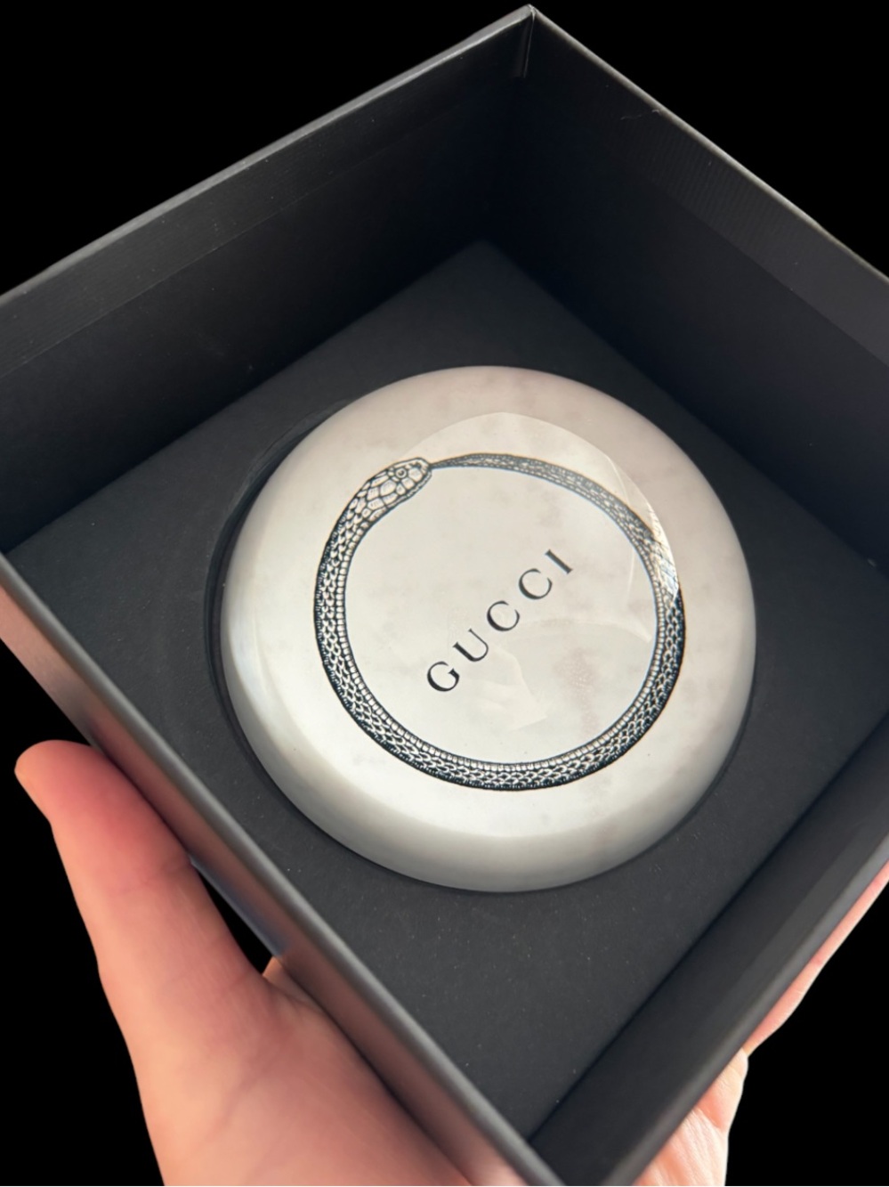 Gucci Snake Paperweight- new in box - Picture 2 of 3